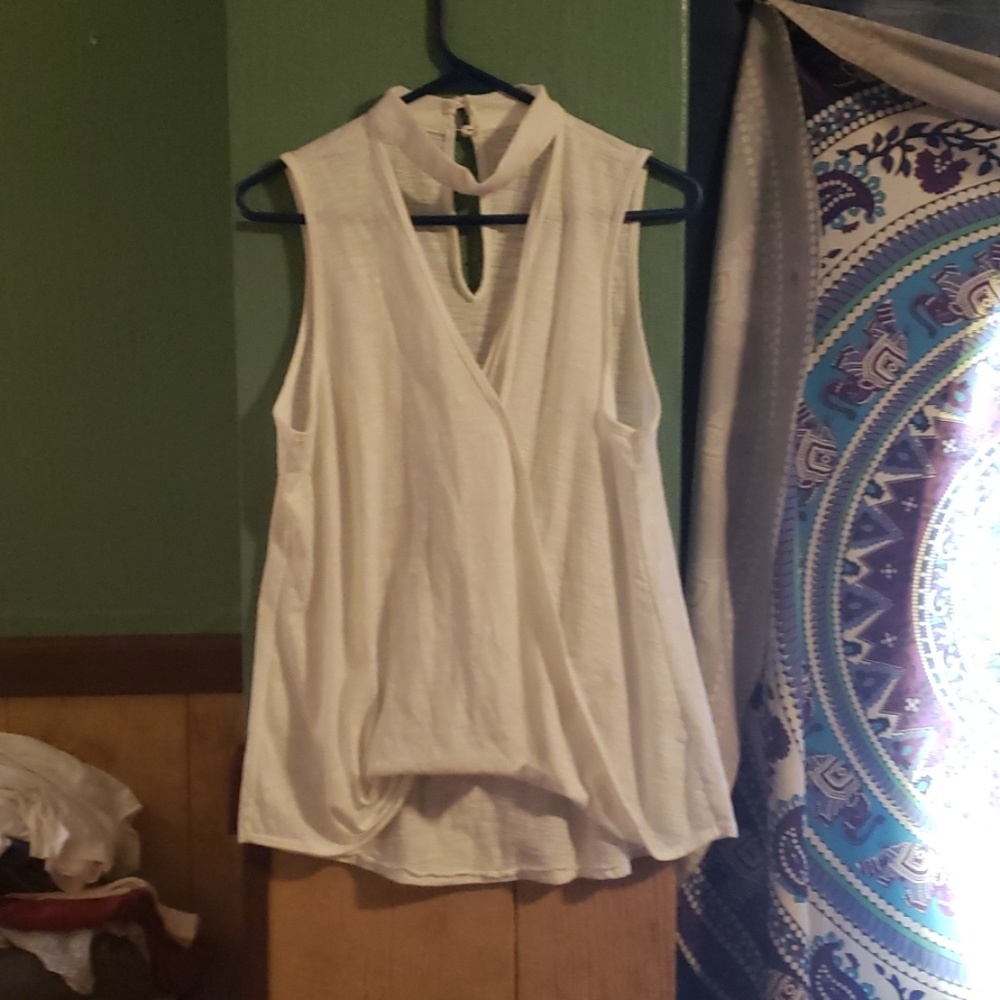 White tank top